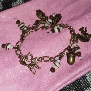 Handcrafted charm bracelet outdoor theme